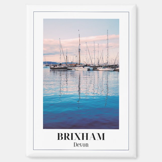 Brixham, English Riviera, Devon, Cornwall Magnet (Front)