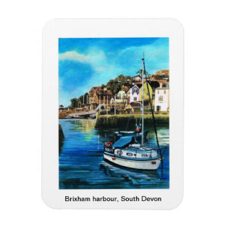 Brixham harbor, South Devon Fridge magnet