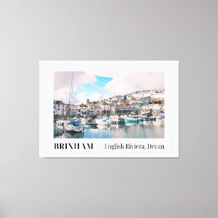 Brixham Harbour, English Riviera, Devon Canvas Print