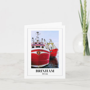Brixham Harbour, English Riviera, Devon Card
