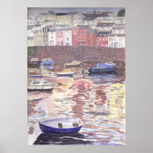 Brixham Harbour Poster
