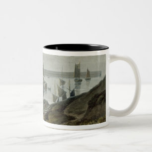 Brixham, Torbay, Devon, from Volume VIII of 'A Voy Two-Tone Coffee Mug