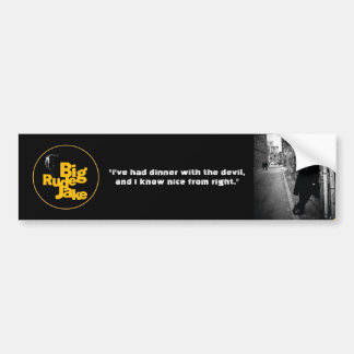 BRJ "Dinner with the Devil" Bumper Sticker