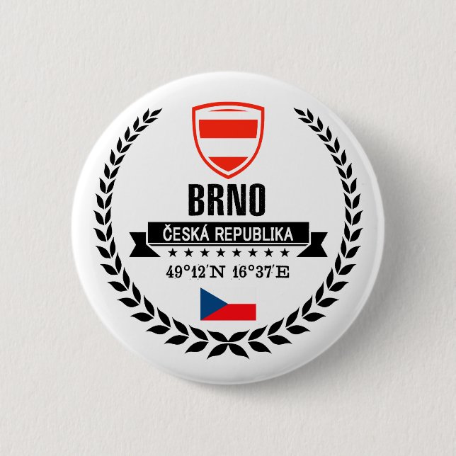 Brno 2 Inch Round Button (Front)