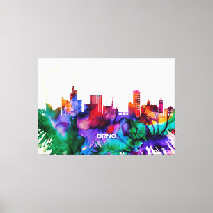 Brno Skyline Canvas Print