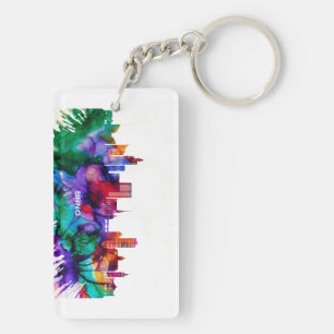 Brno Skyline Keychain