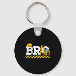 Bro brother of the birthday boy family matching keychain