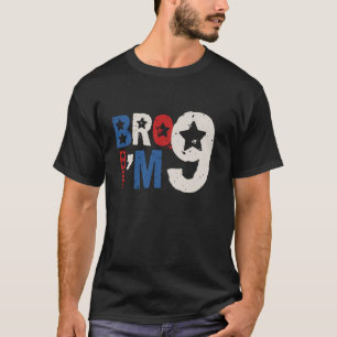 Bro I'm 9 Nine Year Old 9th Birthday American Kid T-Shirt