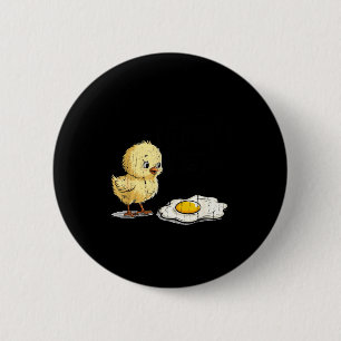 Bro Is That You, Funny Chick And Egg 2 Inch Round Button