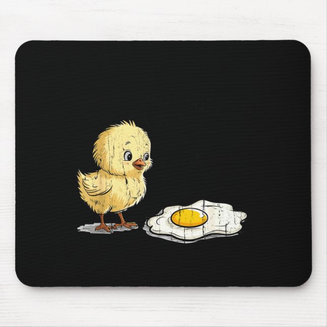 Bro Is That You, Funny Chick And Egg  Mouse Pad (Front)