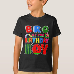 Bro Of The Birthday Boy Melon Family Matching Funn T-Shirt