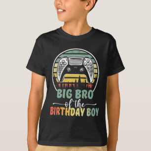Bro Of The Birthday Boy Video Gamer Matching Famil T-Shirt