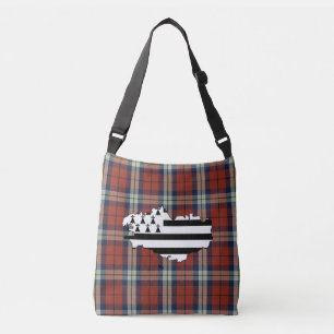 Bro Sant Malou Tartan Crossbody Bag