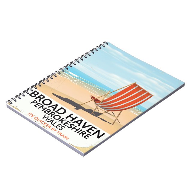 Broad Haven, Pembrokeshire,Wales seaside Notebook (Left Side)