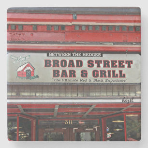 Broad Street Bar and Grill, Athens, Ga. Coaster. Stone Coaster