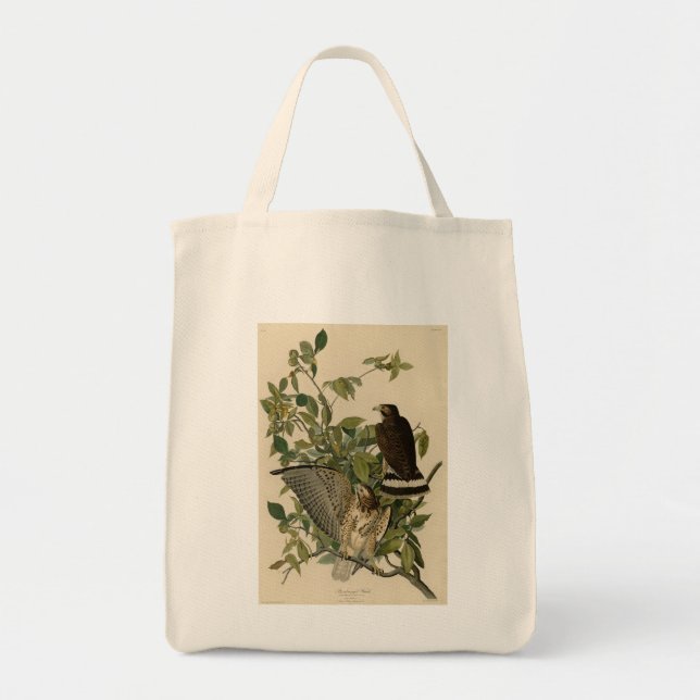 Broad-winged Hawk from Audubon's Birds of America Tote Bag (Front)