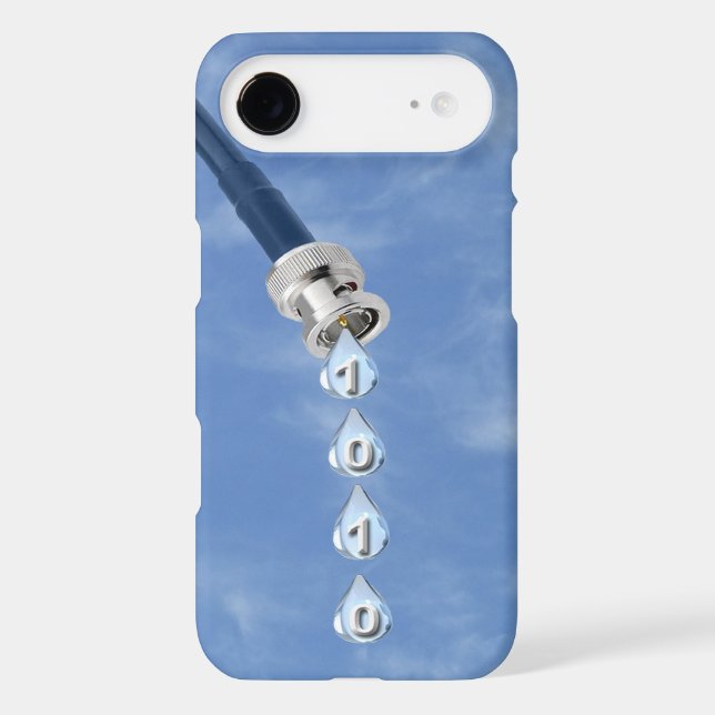 Broadband Cable Dripping Data iPhone 7 Case (Back)