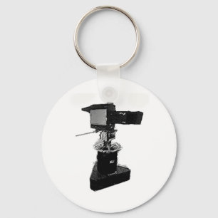 Broadcast TV Camera from 1970's or 1980's Keychain