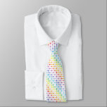 Broader Spectrum 4 Point Rainbow Stars Tie<br><div class="desc">Abstract digital art of rainbow stars,  with four points,  of all colours including pink,  red,  gold,  orange,  ecru,  yellow,  lime green,  green,  pastel blue,  turquoise,  blue grey,  indigo,  lavender,  purple,  and white.</div>