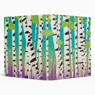 Broadleaved deciduous hardwood Birch Trees Binder