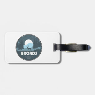 Broads National Park Deer Luggage Tag