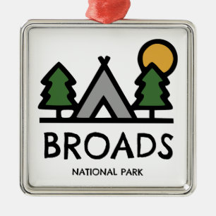 Broads National Park Metal Ornament