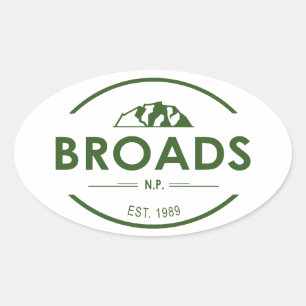 Broads National Park Oval Sticker