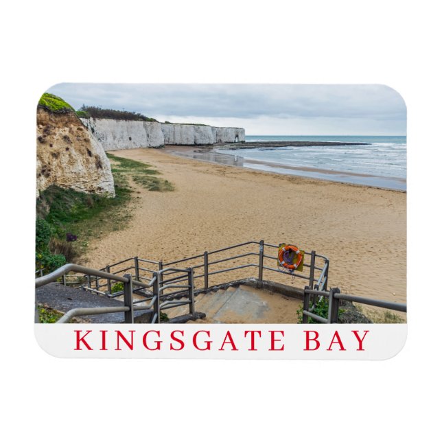 Broadstairs Kingsgate Bay fridge magnet (Horizontal)