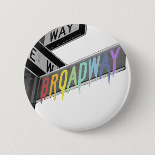 Broadway 2 Inch Round Button
