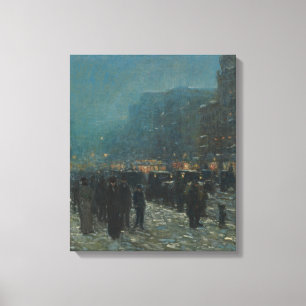 Broadway and 42nd Street Canvas Print