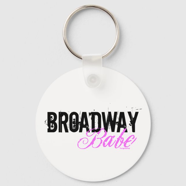 Broadway Babe Keychain (Front)