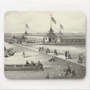 Broadway Bathing Ground, Ocean Grove, NJ Mouse Pad