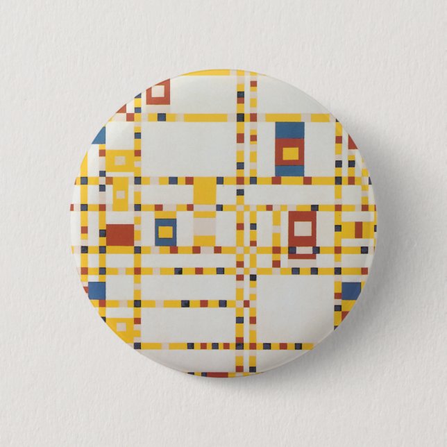 Broadway Boogie Woogie 2 Inch Round Button (Front)