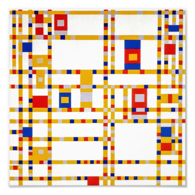 Broadway Boogie Woogie | Piet Mondrian | Photo Print (Front)