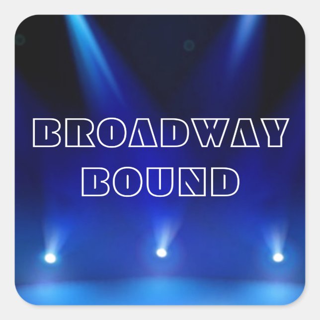 Broadway Bound Sticker (Front)