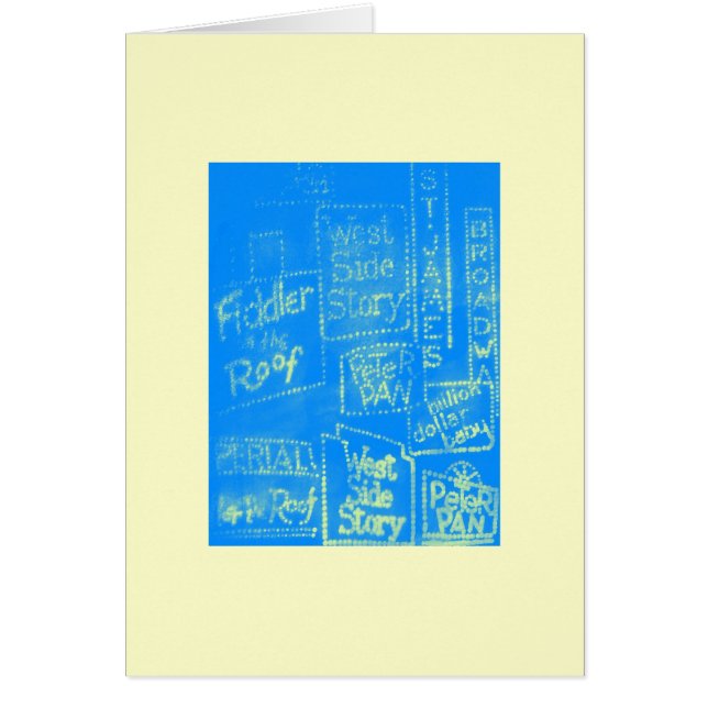 Broadway ~ Card / Invitations (Front)