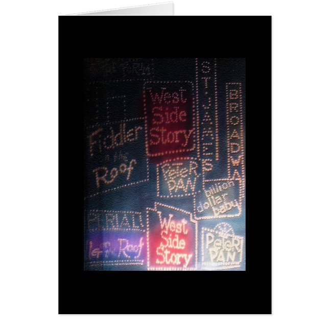 Broadway ~ Carte / Invitations (Devant)