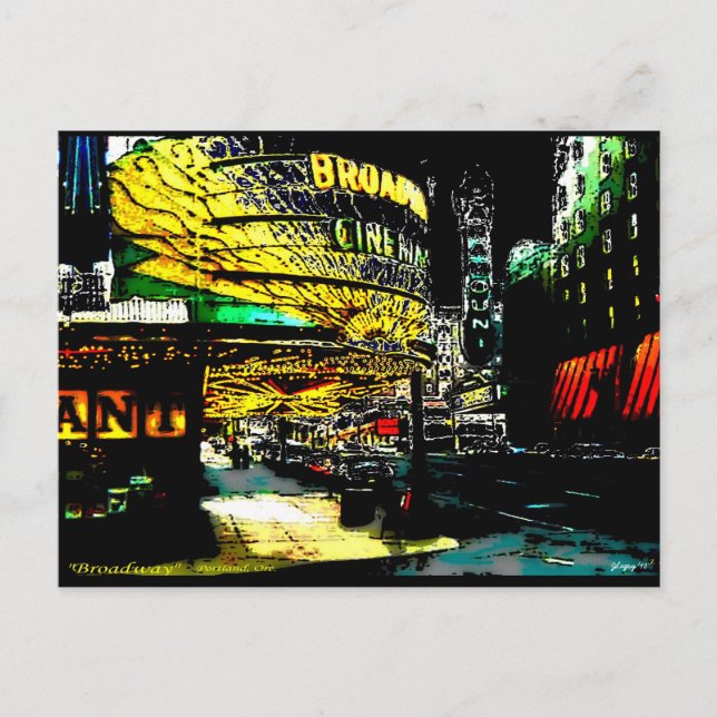 Broadway - Carte postale (Devant)