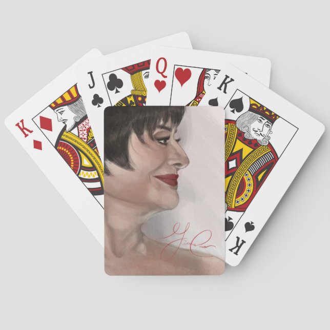 Broadway Deva Fan Art Collection Playing Cards (Back)