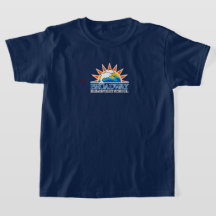 Broadway Elementary School kids white logo shirt