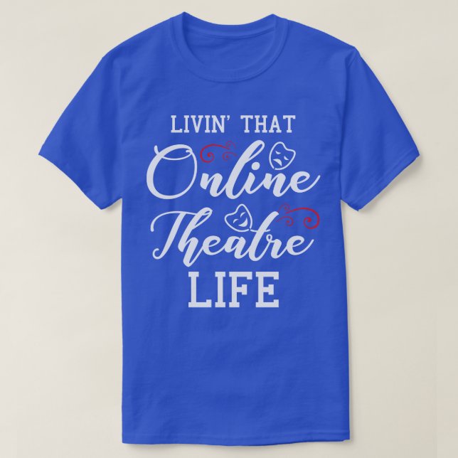 Broadway Face Mask for Theatre Lovers 1 T-Shirt (Design Front)