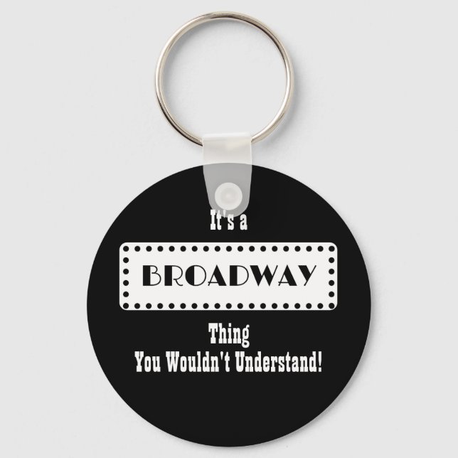 Broadway Keychain (Front)