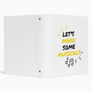 Broadway musicals and theatre binder