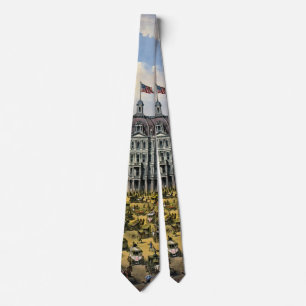 Broadway New York City 1875 Tie
