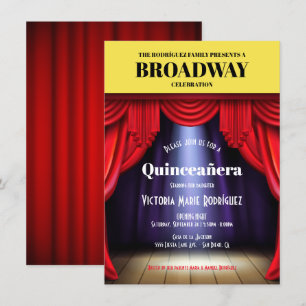 Broadway Program Birthday Quinceañera