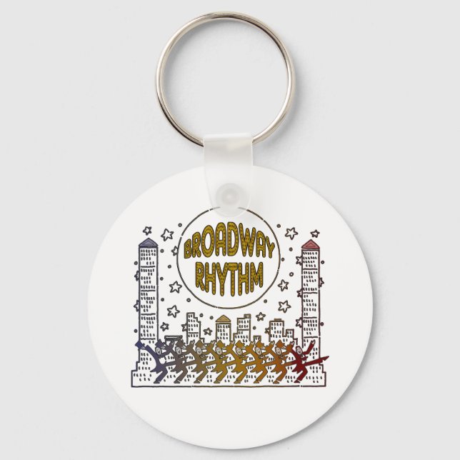 Broadway Rhythm Keychain (Front)