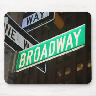 Broadway Street Sign Mouse Pad