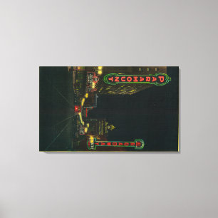 Broadway Theatre in Portland on Main Street Canvas Print