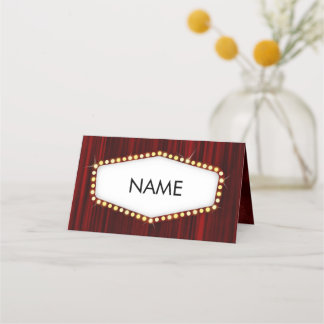Broadway Themed Name Place Card