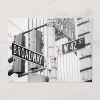 Broadway Times Square Postcard